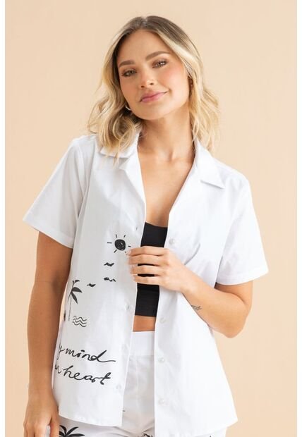 Camisa Mind Blanco Ragged Pf31113489