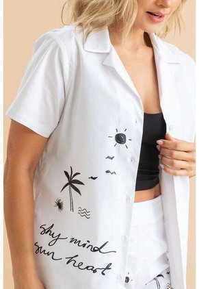 Camisa Mind Blanco Ragged Pf31113489