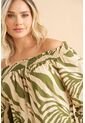 Blusa Evonne Verde Ragged Pf31113540 de Ragged