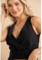 Crop Top Everlhy Negro Ragged Pf31113557 de Ragged