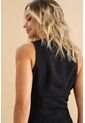 Crop Top Everlhy Negro Ragged Pf31113557 de Ragged