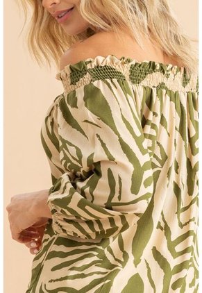 Blusa Evonne Verde Ragged Pf31113540