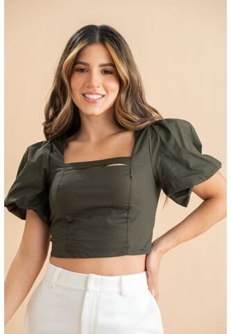 Crop Top Mirzam Verde Ragged Pf31113528 Ragged