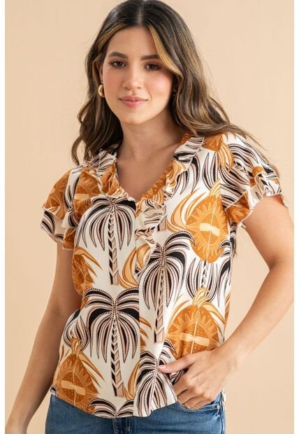 Blusa Thorrik Amarillo Ragged Pf31113552