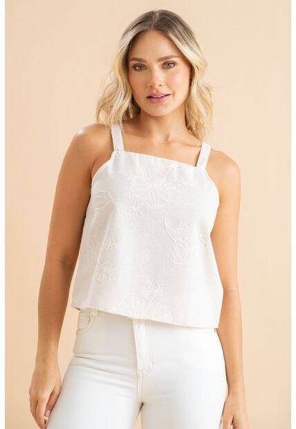 Blusa Caoba Beige Ragged Pf31113579