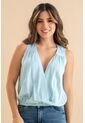 Blusa Madagascar Azul Ragged Pf31113581 de Ragged