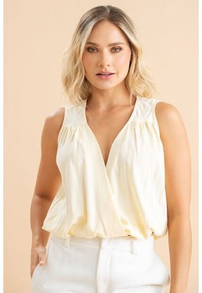 Blusa Madagascar Beige Ragged Pf31113581
