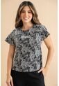 Blusa Lester Negro Ragged Pf31113586 de Ragged