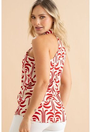Blusa Rhiya Rojo Ragged Pf31113573