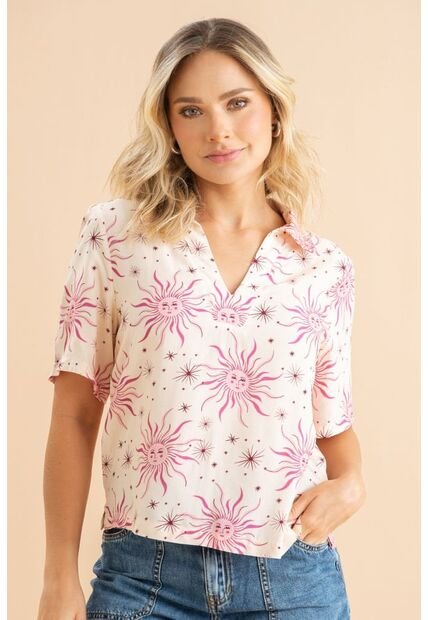 Blusa Sun Fucsia Ragged Pf31113589