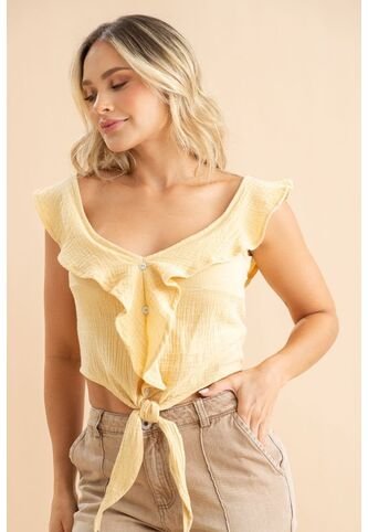 Blusa Travis Amarillo Ragged Pf31113593 Ragged