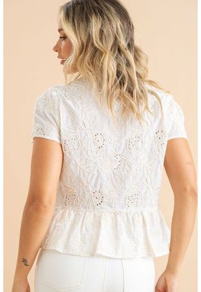 Blusa Madrid Blanco Ragged Pf31113592