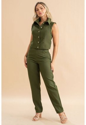 Blusa Sofy Verde Ragged Pf31113597