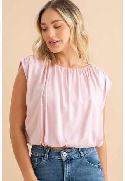 Blusa Sofia Rosa Ragged Pf31113598