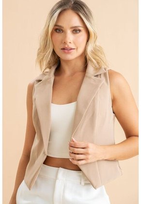 Chaleco Noruega Beige Ragged Pf31150027