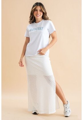 Falda Palm Blanco Ragged Pf31320361