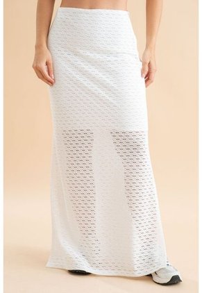 Falda Palm Blanco Ragged Pf31320361