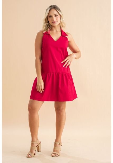 Vestido Maia Rojo Ragged Pf31511503