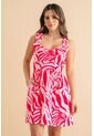 Vestido Corto Scheila Rosa Ragged Pf31511504 de Ragged