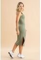 Vestido Rib Natalie Verde Ragged Pf31511516 de Ragged