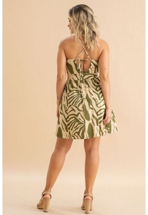 Vestido Corto Scheila Verde Ragged Pf31511504
