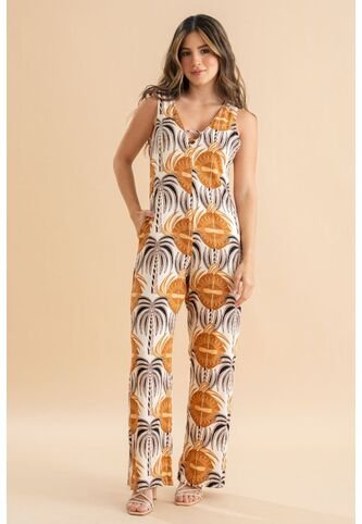 Enterizo Largo Edrom Amarillo Ragged Pf31530218 Ragged