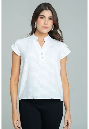 Blusa Marsella Blanco Ragged Pf11113095