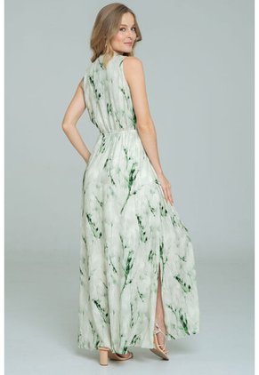 Vestido Mistura Verde Ragged Pf11511438