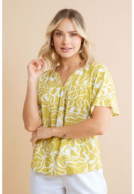 Blusa Abigail Verde Ragged Pf31113513