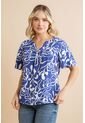 Blusa Abigail Azul Ragged Pf31113513 de Ragged