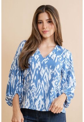 Blusa Suzie Azul Ragged Pf31113516