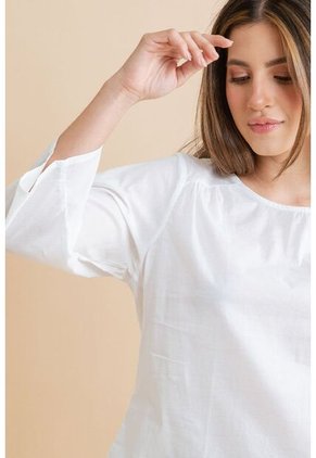 Blusa Blazhars Blanco Ragged Pf31113524