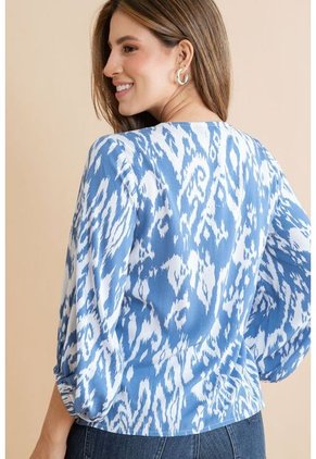 Blusa Suzie Azul Ragged Pf31113516