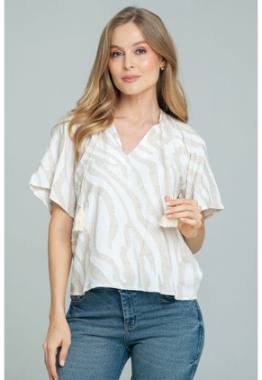 Blusa Dallas Blanco Ragged Pf11113092