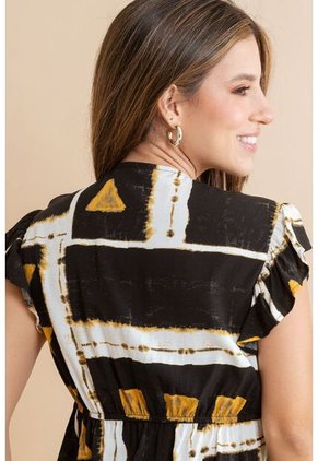 Blusa Slenna Negro Ragged Pf31113553