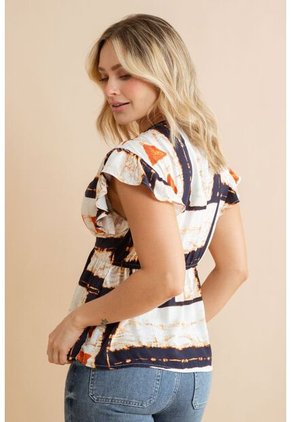 Blusa Slenna Azul Ragged Pf31113553