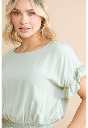 Blusa Nascar Verde Ragged Pf31113558