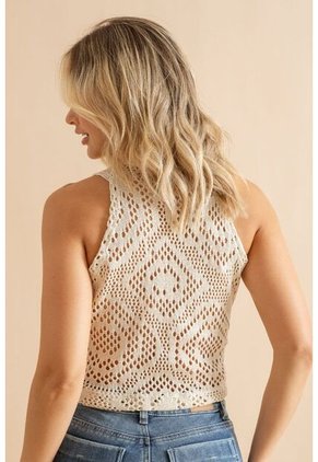 Blusa Emelie Dorado Ragged Pf31113563