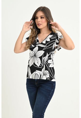 Blusa Keani Negro Ragged Pf31113102 RAGSTYLE