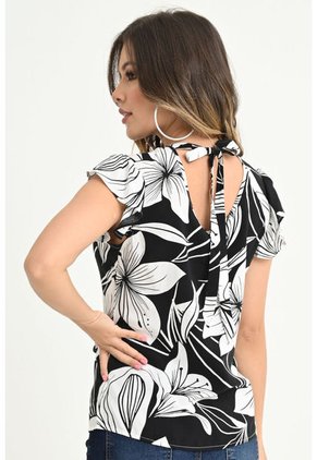 Blusa Keani Negro Ragged Pf31113102