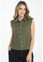 Camisera Pluss Verde Ragged Pf31113159 de RAGSTYLE