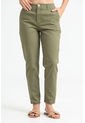 Pantalon Dril Skinny Verde Ragged Pf31310659 de RAGSTYLE