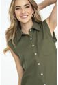 Camisera Pluss Verde Ragged Pf31113159 de RAGSTYLE
