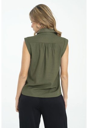 Camisera Pluss Verde Ragged Pf31113159