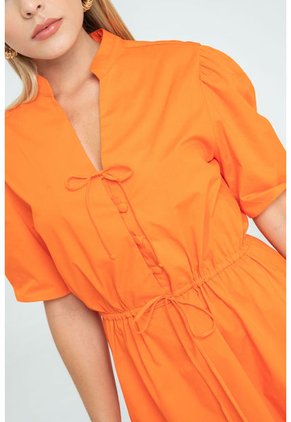 Vestido Corto Harty Naranja Ragged Pf32510469