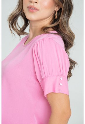 Blusa Lourd Rosa Ragged Pf32111307