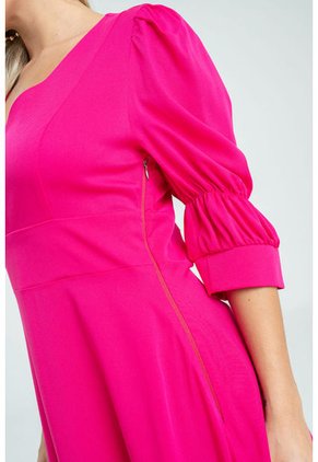 Vestido Amba Fucsia Ragged Pf32510467