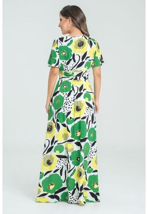 Vestido Flowy Verde Ragged Pf31511343