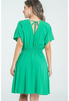 Vestido Malva Verde Ragged Pf31511341