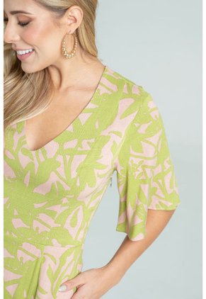 Vestido Mucura Verde Ragged Pf31511333